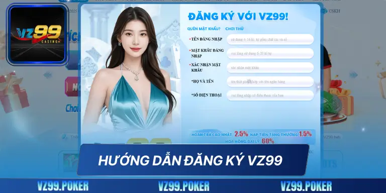 TRANG CHỦ 119 Hướng dẫn đăng ký vz99